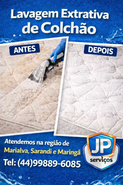 Limpeza de sofá a seco Jardim Paris em Maringá!