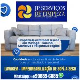 Limpeza de sofá a seco