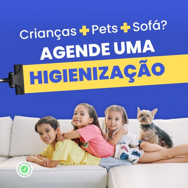 Lavagem Higienização de sofás a seco em Maringá