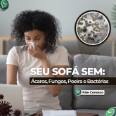 Limpeza de sofá a seco