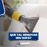 Lavagem sofá a seco