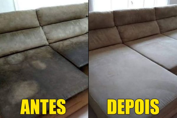 Limpeza de sofá a seco