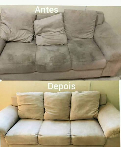 Limpeza higienização de seu sofá