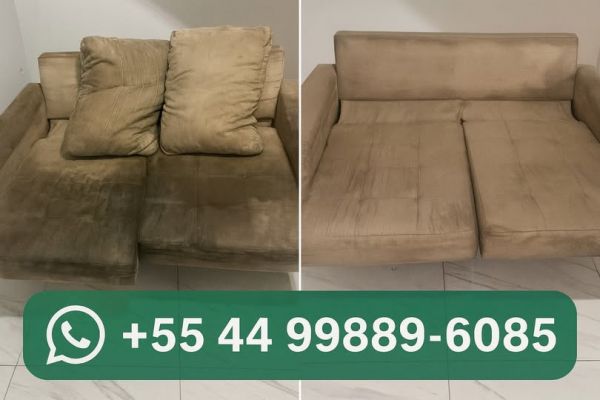 Limpeza Higienização Sofá Parque Hortência Maringá!