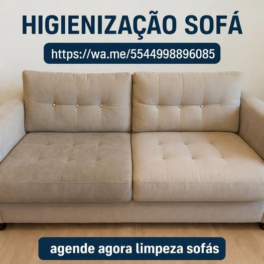 Limpeza de sofá a seco Jardim Panorama em Sarandi!