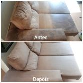 Limpeza sofá a seco Conjunto Residencial Parigot de Souza em Maringá