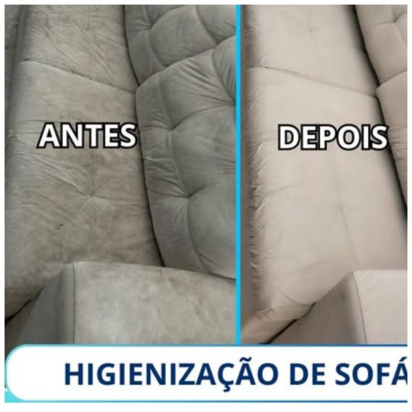 Limpeza Higienização Sofá Conjunto Vale Azul em Sarandi!